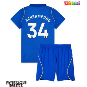 Chelsea Josh Acheampong #34 Dětské Domácí dres komplet 2026-27 Krátký Rukáv (+ trenýrky)